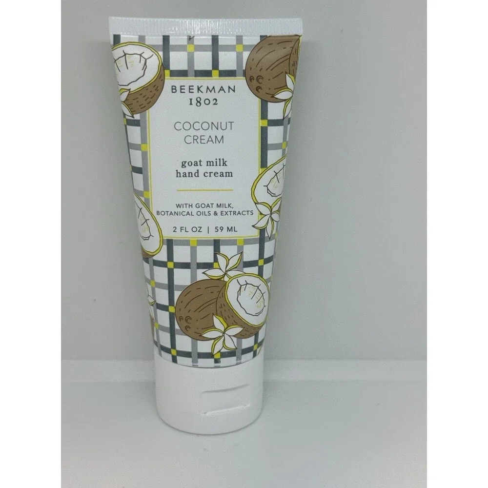 Beekman 1802 Goat Milk Hand Cream Coconut 2oz 59mL Moisturizing New Sealed - Picture 1 of 5